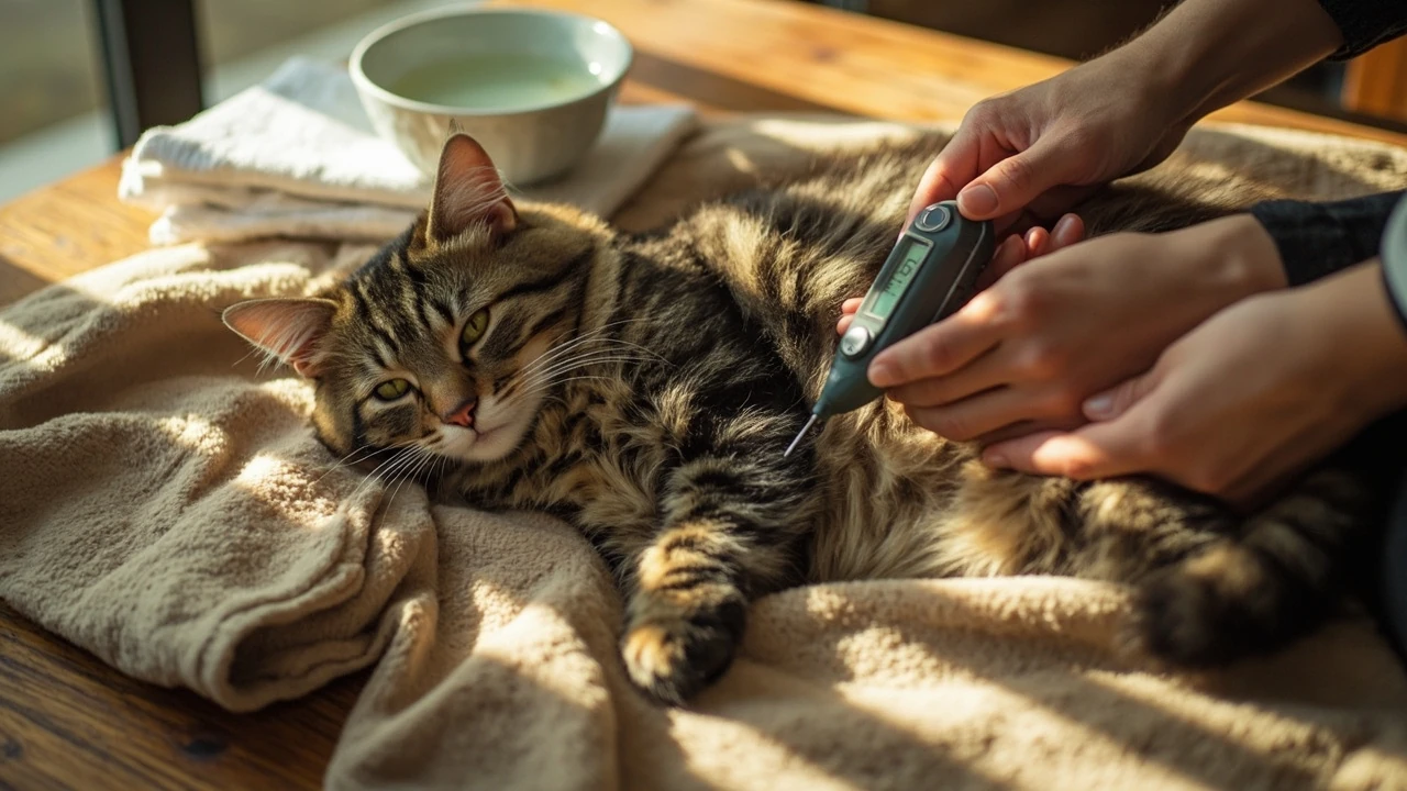 яка температура у котів
