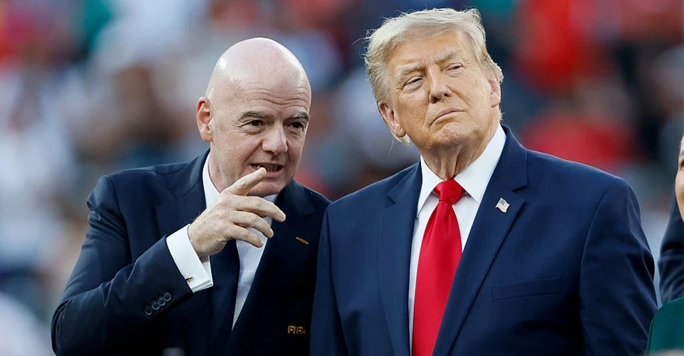 Дональд Трамп та голова ФІФА Джанні Інфантіно