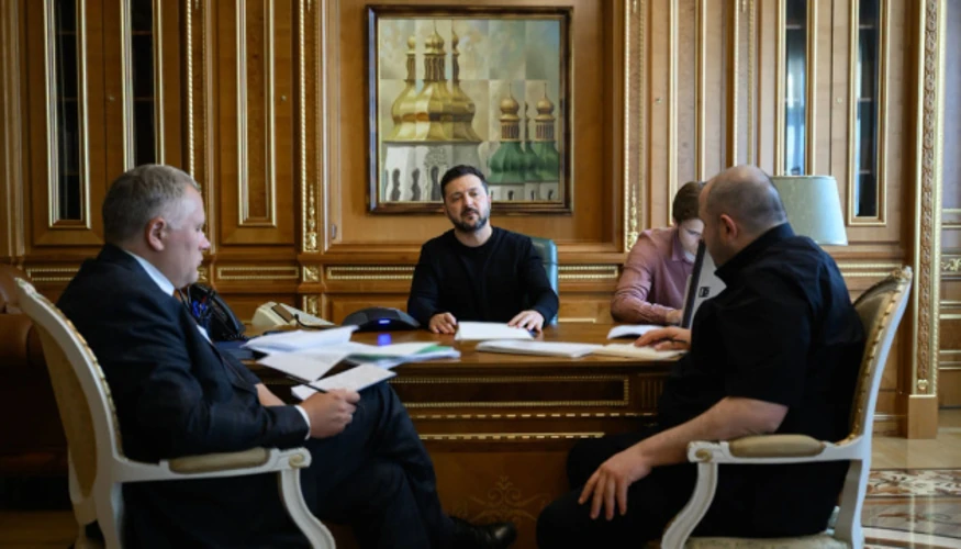 Президент України Володимир Зеленський (за підписом до фото у джерелі NV: Zelenskiy Official / Telegram).