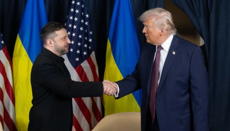 Президент України Володимир Зеленський та президент США Дональд Трамп